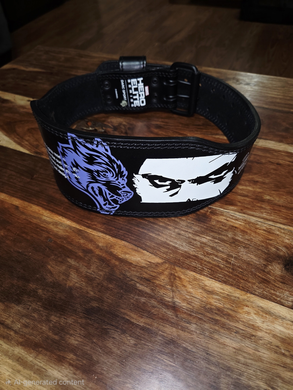 Darc Sport x Marvel "Punisher" Hero Elite Series Weightlifting Belt. Size Small